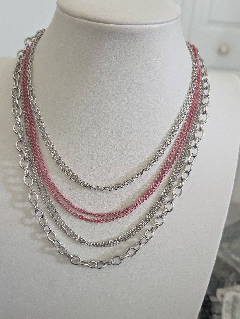 Paparazzi Intensely Industrial Pink Necklace NWT